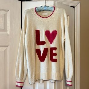 Loft Lou and grey sweater